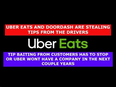 Daniel Danker, the lead of Uber's driver product, tweeted earlier this week that "100 percent of tips go directly to drivers because they've. . Uber eats stealing tips